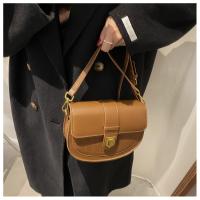 Bolso de hombro de moda para mujer, nuevo estilo, casual, versátil, vintage, de un solo hombro, bolso cruzado, piel sintética sintética, negro, con cierre magnético, correa extraíble, forrado, lavado a mano o limpieza en seco profesional, sin impresión, b - details 7