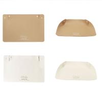 Mantel individual de cuero PU para mascotas, resistente al aceite, antideslizante, almohadilla para comida para perros, impermeable, tapete para cuenco para gatos, previene derrames de comida y agua - details 8