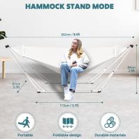 Hamaca y Silla de Algodón Anyoo Portátil Soporte Plegable para Uso Interior y Exterior - details 18
