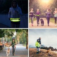 Correa reflectante manos libres para perro, correa elástica retráctil para correr, caminar, bolsa de cintura, productos para mascotas - details 4
