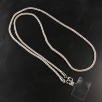 Cordón colgante con purpurina y diamantes de imitación para teléfono, cadena cruzada de estilo largo, cuerda para teléfono móvil, cadena de lujo antipérdida para teléfono móvil - details 3