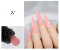 Parkson-Extensión de esmalte de uñas en Gel, acrílico, cristal desnudo, UV LED, construcción rápida, arte de uñas para manicura, 10 colores selectos, 15ml - details 12