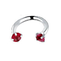 2 piezas 16g de piedra de circón nariz labio eyebone anillos 1,2*8*3mm en forma de c de acero inoxidable nariz labio eyebone unir cuerpo joyería de las mujeres de los hombres - details 11