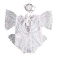 Conjunto de mono para fotografía de bebé y corona floral, accesorios para posar, accesorios para fotografía - details 0
