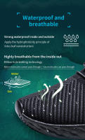 ONEMIX Zapatillas de Correr Negras 2023 para Hombres Resistentes al Agua y Transpirables para Entrenamiento al Aire Libre Antideslizantes para Deportes de Senderismo Material de Interior y Exterior Sintético Cierre de Encaje - details 6
