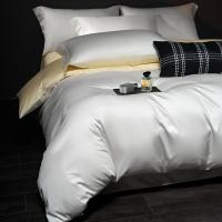 Juego de Ropa de Cama de Algodón Pima Antibacteriano 5A Alta Densidad, Alta Cuadros, Tamaño Rey, Cómodo - details 2