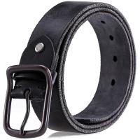 Cinturones de diseñador para hombre, piel de vaca auténtica de alta calidad, color marrón, de lujo,talla grande, 100% grano real - details 63