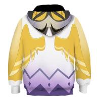 Sudadera con capucha con estampado digital de anime - details 4