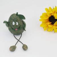 Figura de frutas y verduras de dibujos animados, brócoli, patatas, artesanías de resina, zanahorias, adornos de escritorio, artesanía, estatua de verdura bonita, regalo - details 4