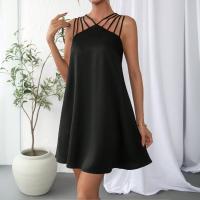 Vestido de tirantes de mujer sin mangas falda suelta y delgada - details 1