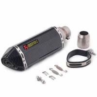 Motorcycle exhaust pipe Vent Pipe Exhaust Muffler Pipe Removable Silencer Power pipe Universal For z800 er6n z650 Ninja 300 er6n - details 3