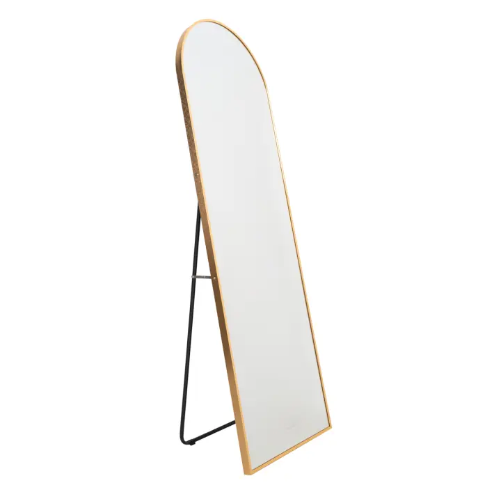 Espejo de Pared Grande Dorado Decoración Estética para el Hogar Iluminación y Decoración - 1