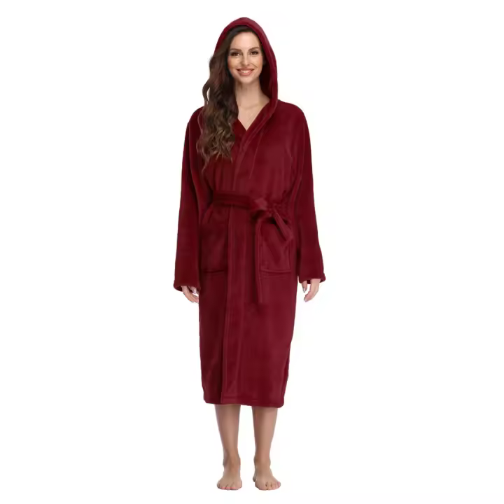 Albornoz de baño suave y absorbente, en varios colores, tallas S, M, L, XL, XXL, ropa de dormir suave y acogedora. - 1