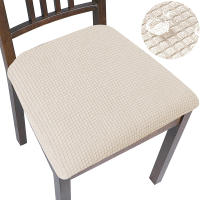 Funda de cojín cuadrada de cuero PU para silla, fundas impermeables para asiento de cocina y comedor, fundas de cojín para asiento de silla de comedor extraíbles - details 20