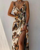 Irt largo con camisola, traje para mujer, cuello en V, sin mangas, largo hasta la rodilla perfecto - details 4