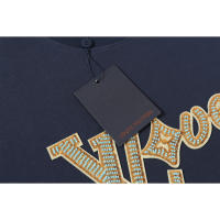 Nueva colección de verano con logotipo impreso frontal, camiseta deportiva de algodón puro con cuello redondo para hombre, camisa informal de estilo básico para pareja - details 5