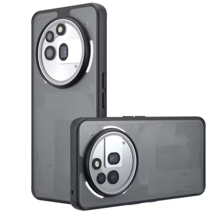 Funda para Nothing Phone 3a Pro 5G Phone 3a 5G, funda ultrafina suave de TPU, marco transparente mate para PC, funda trasera a prueba de golpes, Fundas - 1