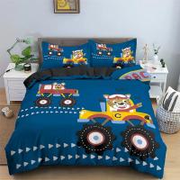 Cubierta de Edredón con Diseño de Oso de Dibujos Animados Microfibra 2/3PCS Ropa de Cama para Niñas y Niños Comfortable y Adorable - details 17