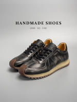 Zapatos deportivos de cuero de vaca de alta gama, nuevos zapatos casuales de cuero para hombre - details 6