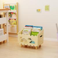 Estantería Infantil de Madera para Libros, Librería Montessori, Biblioteca, Baúl de Juguetes Infantiles, Mueble Organizador y Expositor de Libros Infantiles, para Dormitorio, Habitación de Niños, Sala de Juegos - details 3