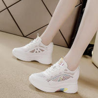 Casual 2025 Nuevas Sandalias Planas, Zapatos de Malla para Mujer que Aumentan la Altura, Sandalias de Zapatos Deportivos, - details 6