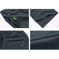 MAGCOMSEN Bermudas para hombre Pantalones cortos de cintura elástica transpirables de secado rápido Pantalones cortos de camping de verano - details 11