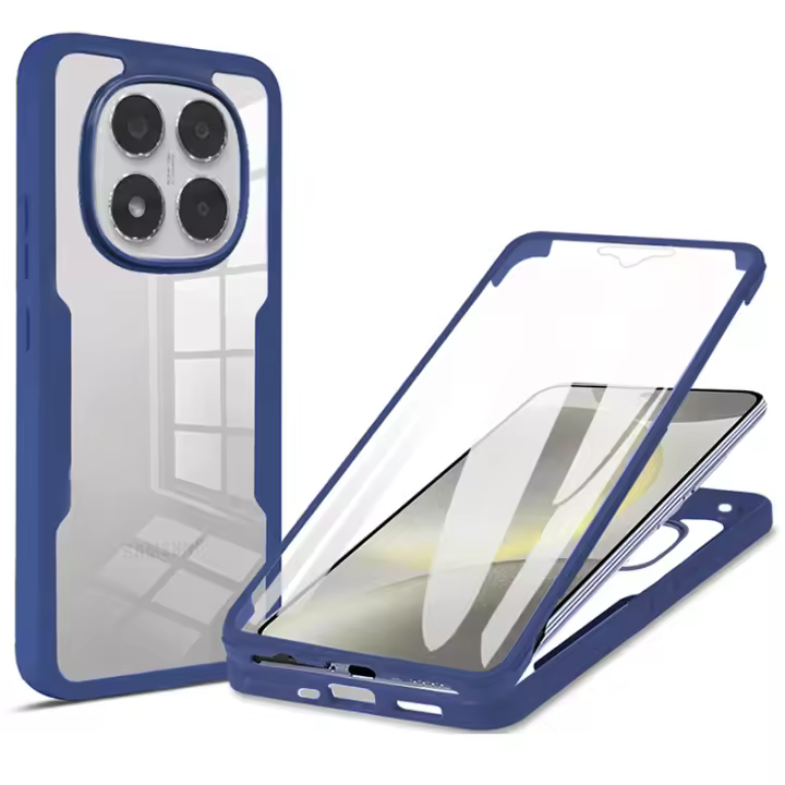 360 Protección Completa para Redmi Note 14/Pro+ Plus/Redmi 14C Funda Protectora de Doble Capa - 1