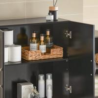 Mueble de Baño Colgante Armario de Pared con Estantes Ajustables Impermeable para Baño, Cocina o Lavadero Blanco 60x30x60 cm - details 14