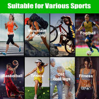 1/2Pcs Full Leg Sleeves Long Leg Compression Sleeve Knee Support Brace for Man Women Sports Cycling Basketball Soccer Arthritis - details 18