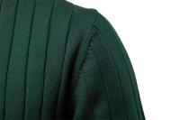 Chaqueta de punto de tendencia de suéter de manga larga con cuello en V para hombre de otoño e invierno - details 3