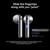 Huawei-Auriculares FreeBuds 4E con Bluetooth 5,2, auriculares inalámbricos con cancelación activa de ruido, plata, 2,0 - details 1