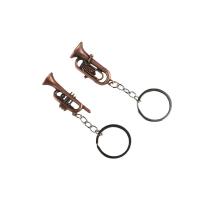 Mini juguetes de tendencia, Mini llavero de instrumentos, llavero de Metal de aleación de Zinc, saxofón, tres tipos, accesorios colgantes para coche - details 11