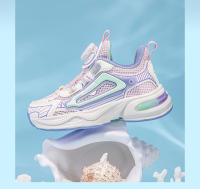 Zapatillas deportivas de verano para niños y niñas con malla, botones y suela de goma. - details 9