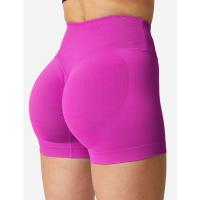 Pantalones cortos deportivos de cintura alta sin costuras para mujer de ropa deportiva - details 11