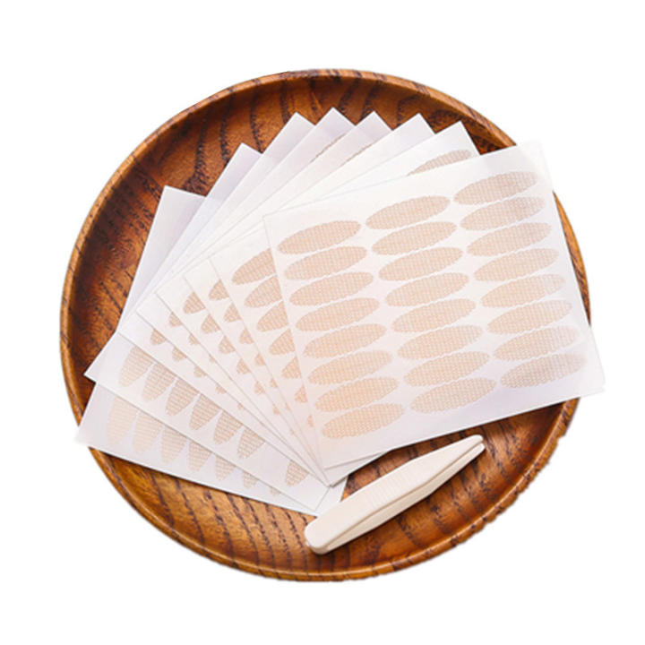 Cinta Invisible de doble párpado, Pegatinas transparentes autoadhesivas de fibra impermeable para párpados, delgadas/anchas