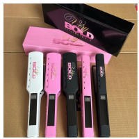 Plancha de pelo de hierro plano de titanio, rizador con pantalla LCD Digital, temperatura ajustable, planchas para el cabello lisseur - details 0