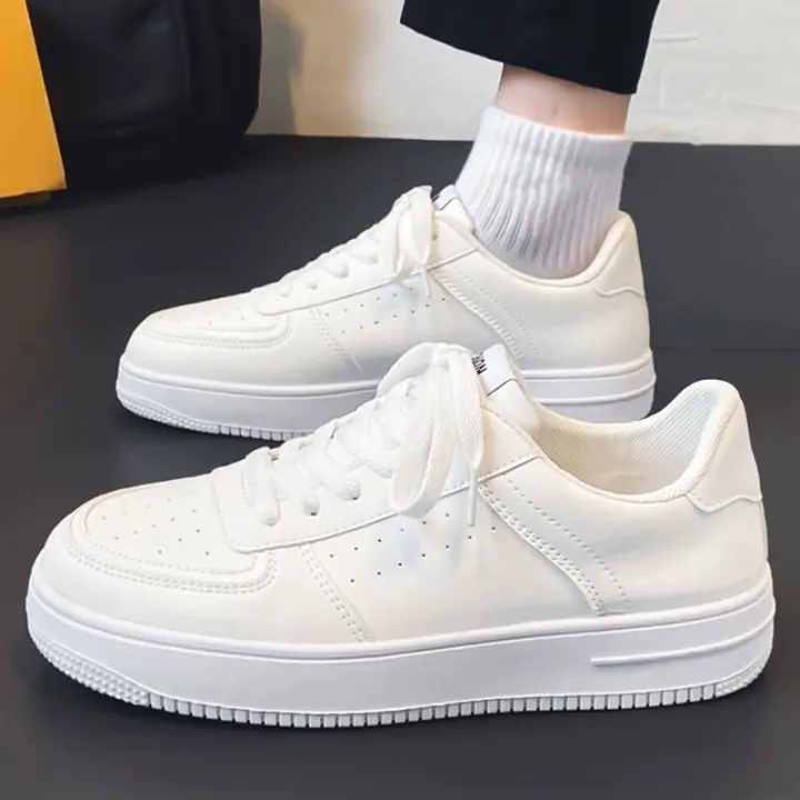 Nuevos Zapatos Transpirables Para Hombres, Zapatos De Tabla Deportivos Y De Ocio Con Plataforma Versátil - 1