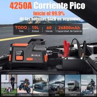Arrancador de batería de coche, bomba de aire de 150PSI, 26800mAh, corriente máxima, 4250A, compresor de aire para neumáticos - details 5