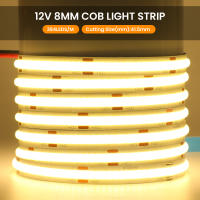 Cinta Flexible de Luz LED COB de Alta Densidad 384Leds/M Ancho 8MM XUNATA DC 12V 24V 3000K 4000K 6000K Blanco para Decoración de Habitación - details 3