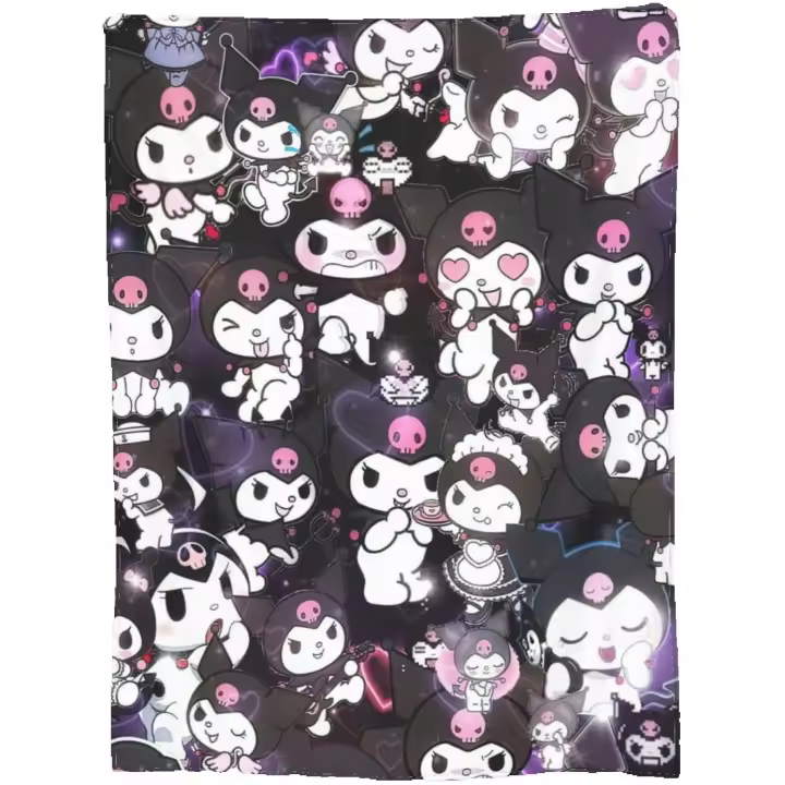 Manta Suave Kawaii Vellón de Fraga para Todas las Estaciones Ideal para Niños y Adultos - 1