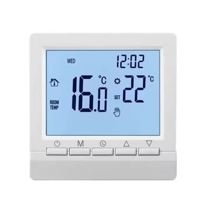 Panel de control de temperatura del termostato de calefacción por suelo radiante eléctrico/caldera de agua caliente/gas - 1