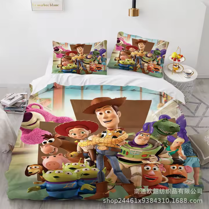 Juego de Ropa de Cama Toy Story Cojín de Ropa de Cama Funda de Cama Funda de Almohada - 1