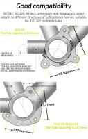 RRSKIT-estabilizador de cadena de un solo diente para bicicleta de montaña, disco de aleación de aluminio para ISCG-03/05/BB, 32-38T, discos dentales de un solo disco - details 3