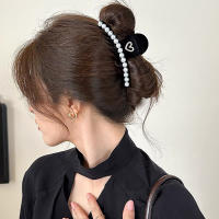 Elegante Horquilla de Perla Accesorio de Cabello de Moda para Mujeres Estilo Cangrejo de Corea - details 1