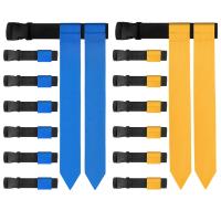 Cinturones de fútbol con bandera, conjunto de fútbol con bandera ajustable para 14 jugadores, competición de entrenamiento deportivo - details 0