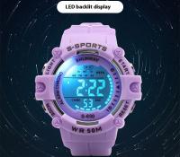 Reloj Electrónico SHUNWAY Impermeable Reloj de Alarma Luminoso para Deportes de Estudiantes y Niños - details 8