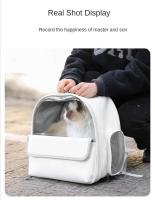Mochila Transparente para Animales de Compañía Portador de Viaje Transpirable para Cachorros y Perros Bolsa de Mochila para Hombres - details 2