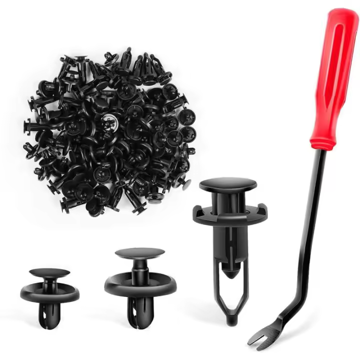 GOOACC 420 Uds. Kit surtido de Clips de moldeado de guardabarros, retenedor de Panel de puerta sellador para Toyota Lexus 12, los tamaños más populares con coche - 1