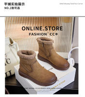 Nuevas botas de nieve de terciopelo cálidas botas de mujer botas cortas casuales versátiles - details 20