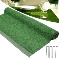Alfombra de césped para mascotas, alfombra de alta densidad, césped de jardín al aire libre de simulación artificial de 1cm de alto, patio, zona rural - details 2